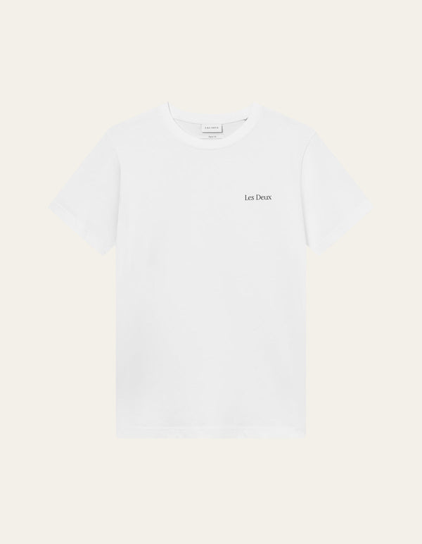 Les Deux Brady Flowermarket T-Shirt White — Les Deux