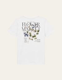 Les Deux Brady Flowermarket T-Shirt White