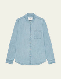 Les Deux CHAMBRAY SHIRT Light Blue Wash