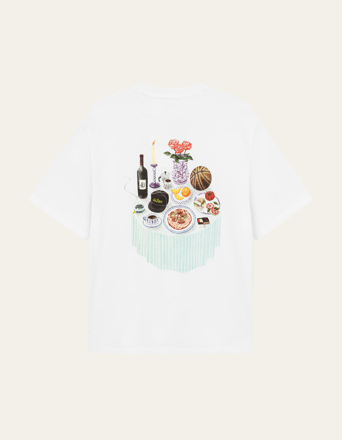 Les Deux COLE TABLE S/S TEE White