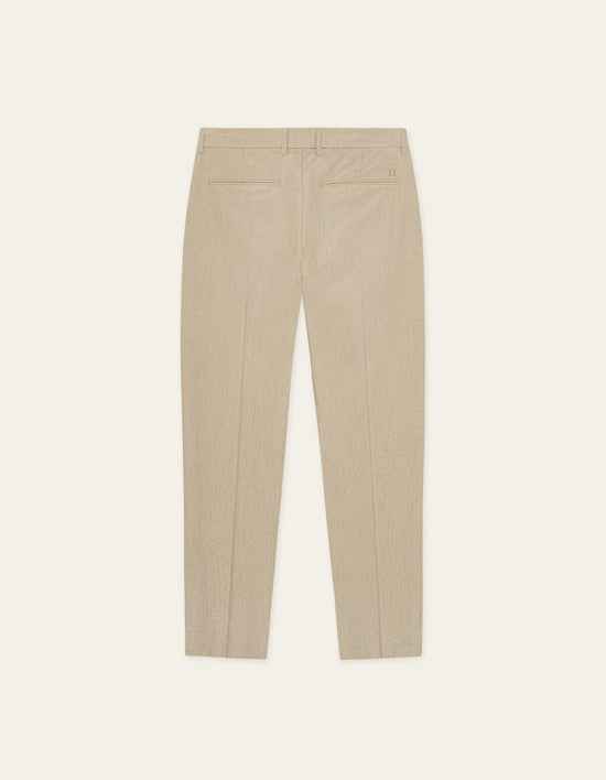 Les Deux COMO REG MINI CHECK PANT PANTS Dark Sand
