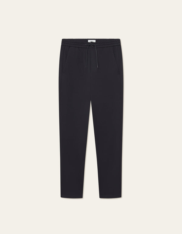 Les Deux COMO TAPERED DRAWSTRING PANTS Navy — Les Deux