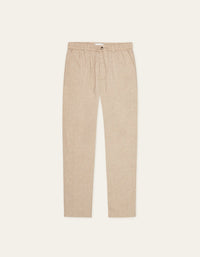 Les Deux COMO TAPERED SLUB PANTS Light Sand