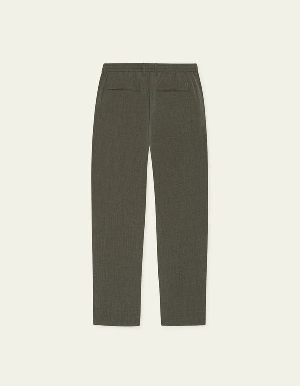 Les Deux COMO TAPERED SUIT PANTS Olive Night