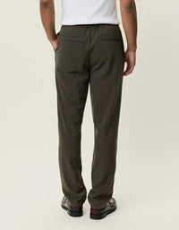 Les Deux COMO TAPERED SUIT PANTS Olive Night