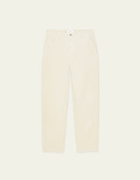 Les Deux CORDUROY TAPERED PANTS Ivory