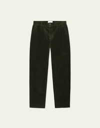 Les Deux CORDUROY TAPERED PANTS Rosin Green
