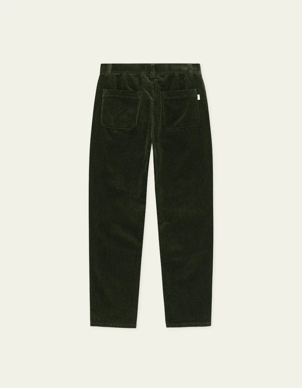 Les Deux CORDUROY TAPERED PANTS Rosin Green