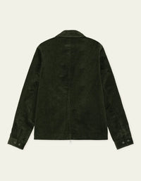 Les Deux CORDUROY ZIPPER COACH JACKET Rosin Green