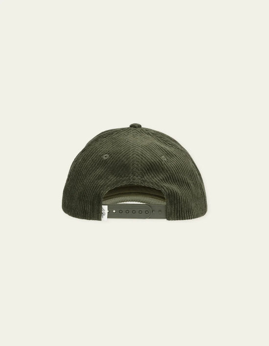 Les Deux CORE CORDUROY BASEBALL CAP Duffel Bag Green