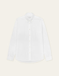 Les Deux COTTON LINEN L/S SHIRT White