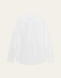Les Deux COTTON LINEN L/S SHIRT White