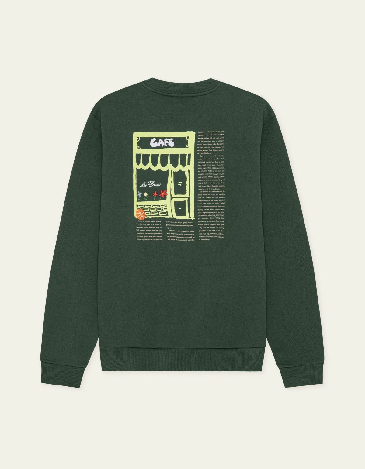 Les Deux Cafe Sweatshirt Pine Green