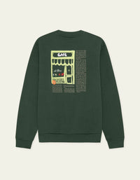 Les Deux Cafe Sweatshirt Pine Green