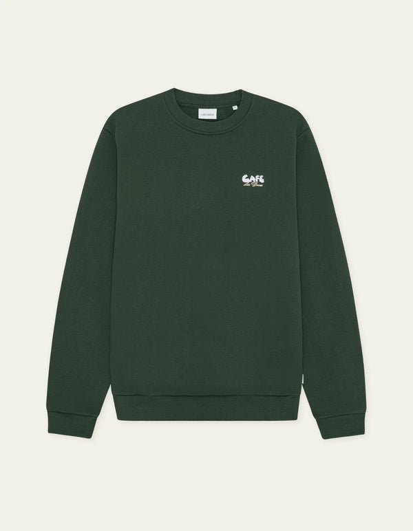 Les Deux Cafe Sweatshirt Pine Green