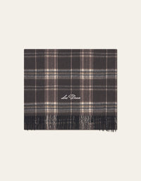 Les Deux Check Wool Scarf Delicioso