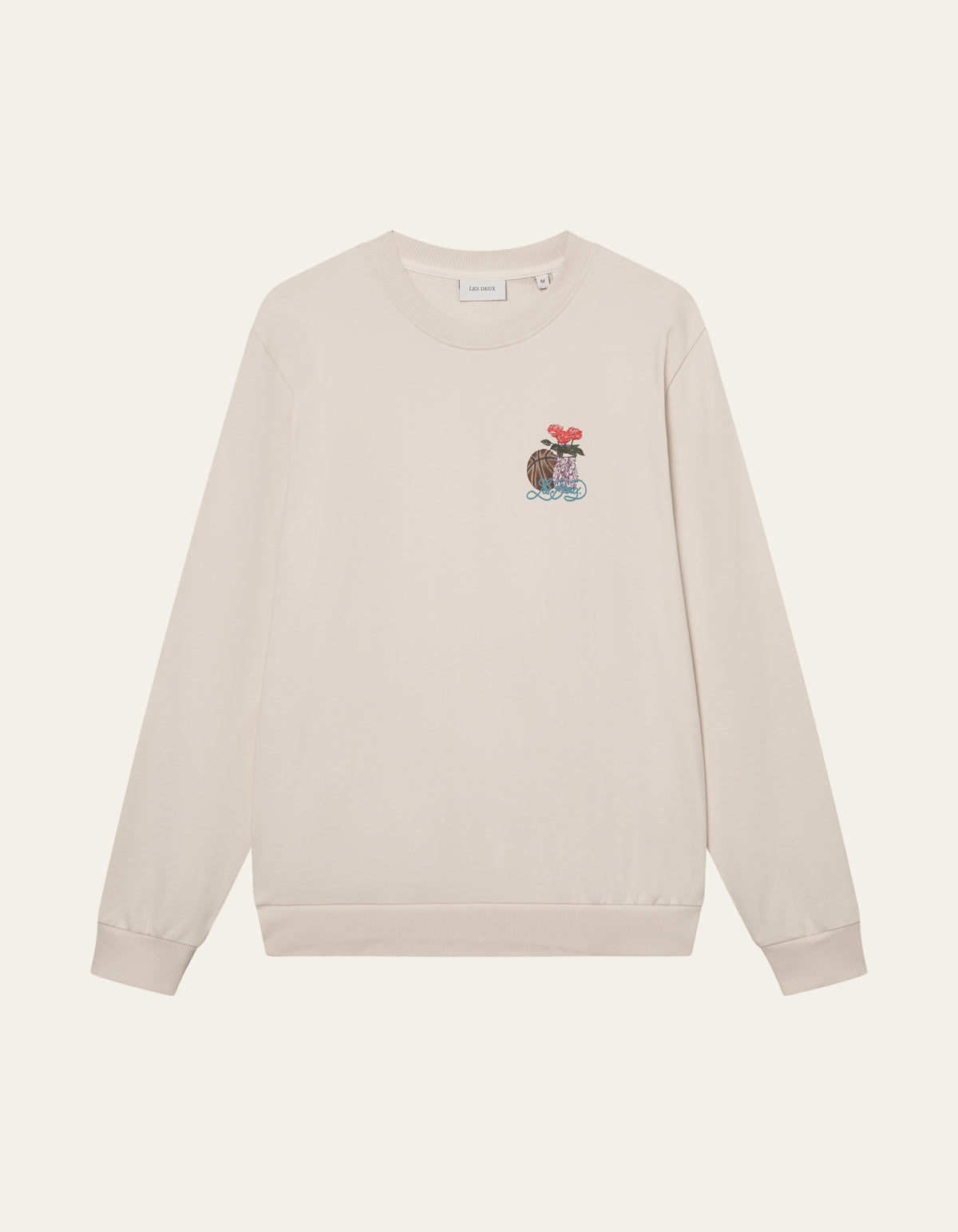 Les Deux Cole Table Sweatshirt Ivory