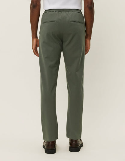 Les Deux Como Light Tapered Pants Forest Green