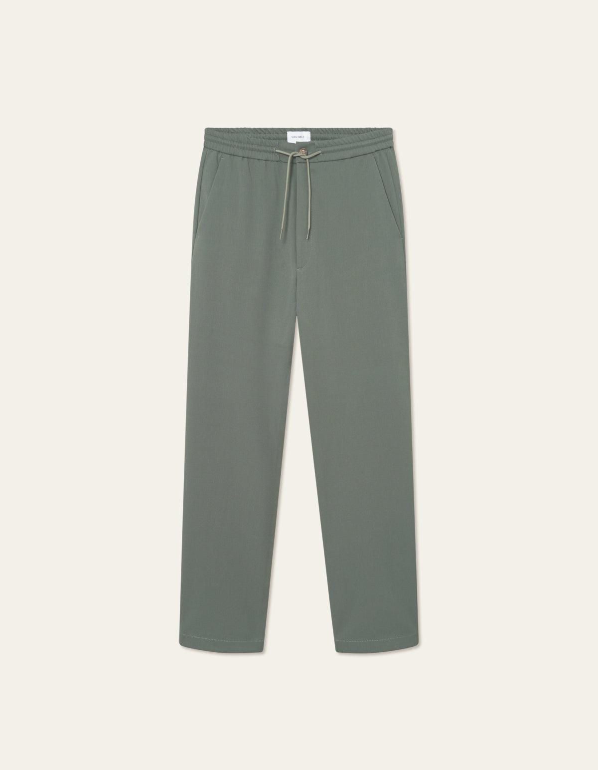 Les Deux Como Light Tapered Pants Forest Green