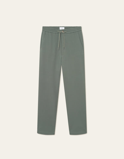 Les Deux Como Light Tapered Pants Forest Green