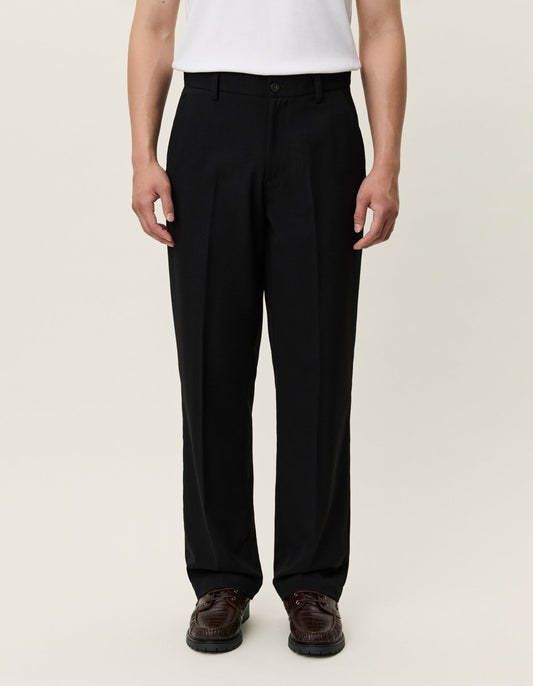 Les Deux Como Light Twill Slacks Black