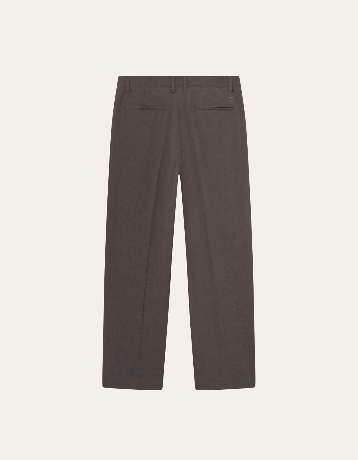 Les Deux Como Light Twill Slacks Mountain Grey Brown