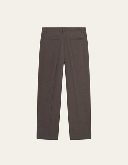 Les Deux Como Light Twill Slacks Mountain Grey Brown