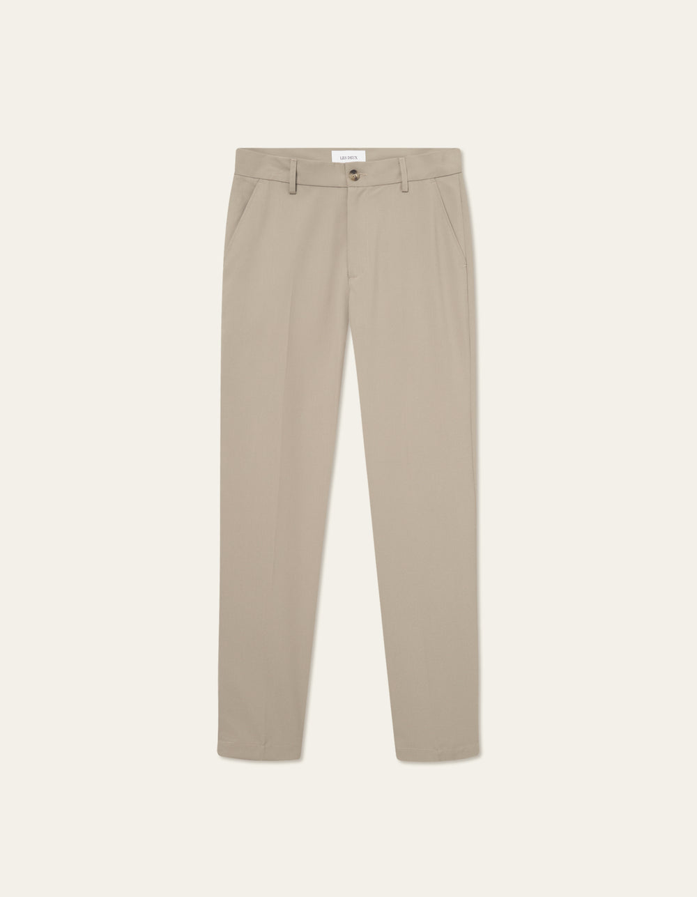 Les Deux Como Reg Solid Suit Pants Dark Sand