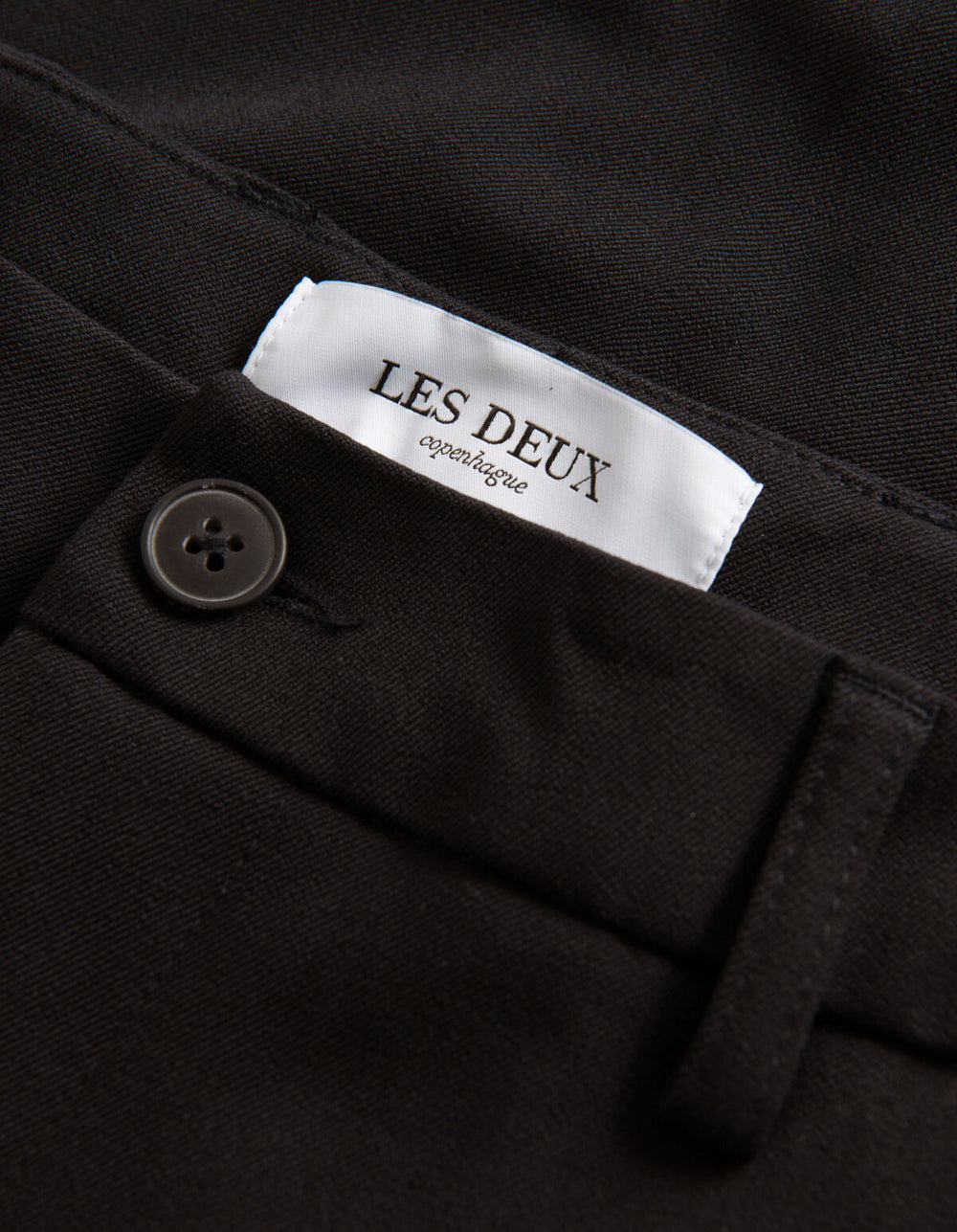 Les Deux Como Reg Suit Pants Black