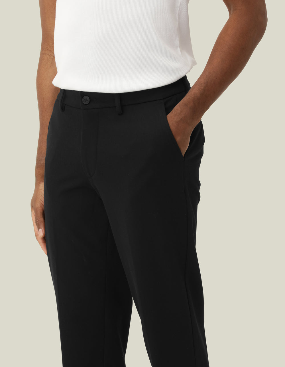Les Deux Como Reg Suit Pants Black