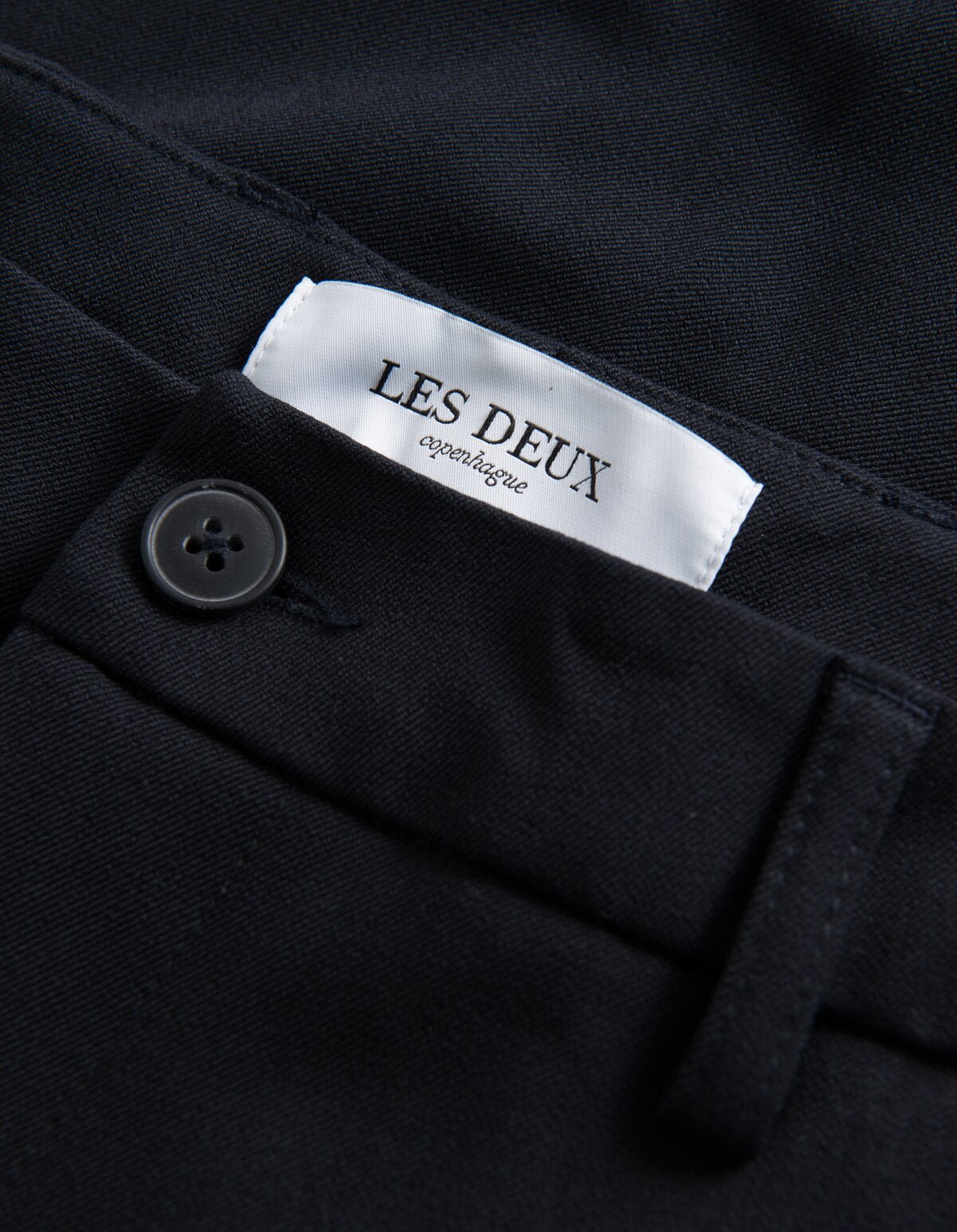 Les Deux Como Reg Suit Pants Dark Navy