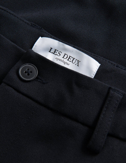 Les Deux Como Reg Suit Pants Dark Navy