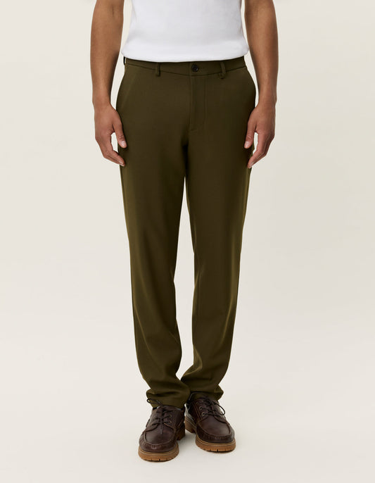 Les Deux Como Reg Suit Pants Military Olive