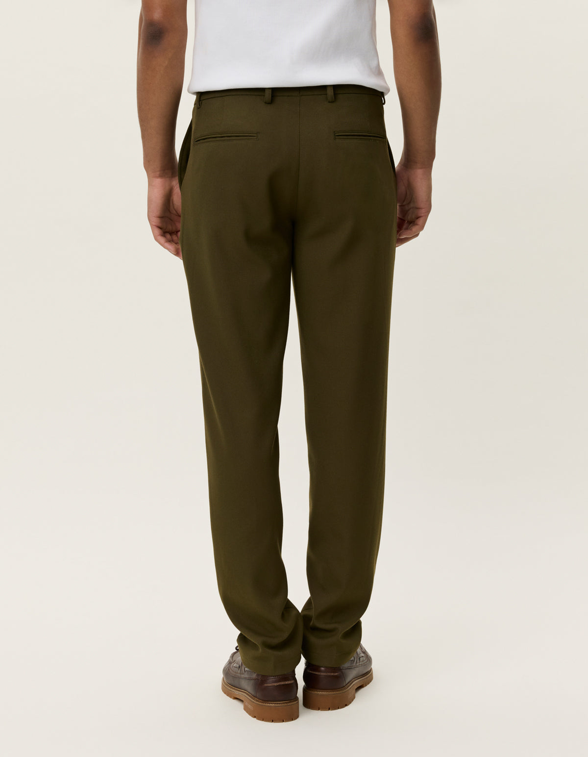 Les Deux Como Reg Suit Pants Military Olive