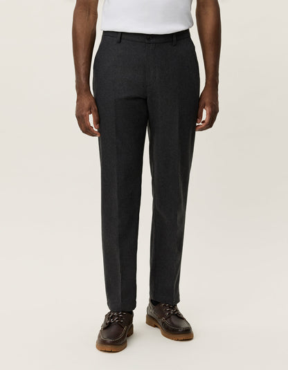 Les Deux Como Reg Wool Suit Pants Asphalt
