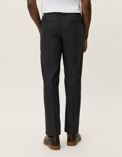 Les Deux Como Reg Wool Suit Pants Asphalt