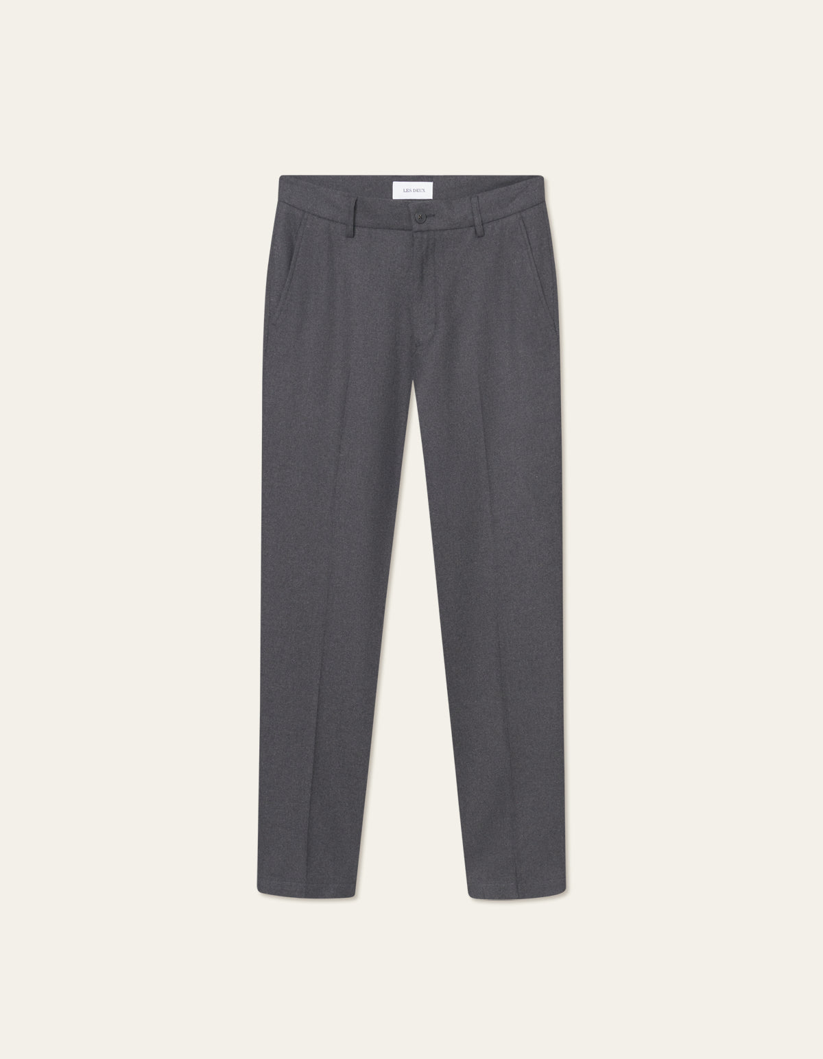 Les Deux Como Reg Wool Suit Pants Asphalt