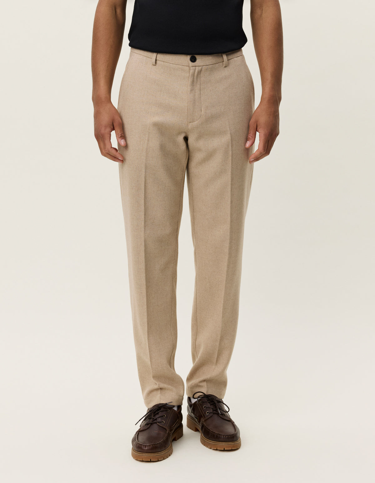 Les Deux Como Reg Wool Suit Pants Irish Cream