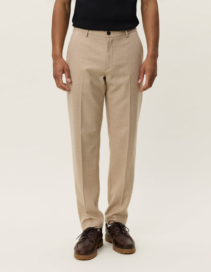Les Deux Como Reg Wool Suit Pants Irish Cream