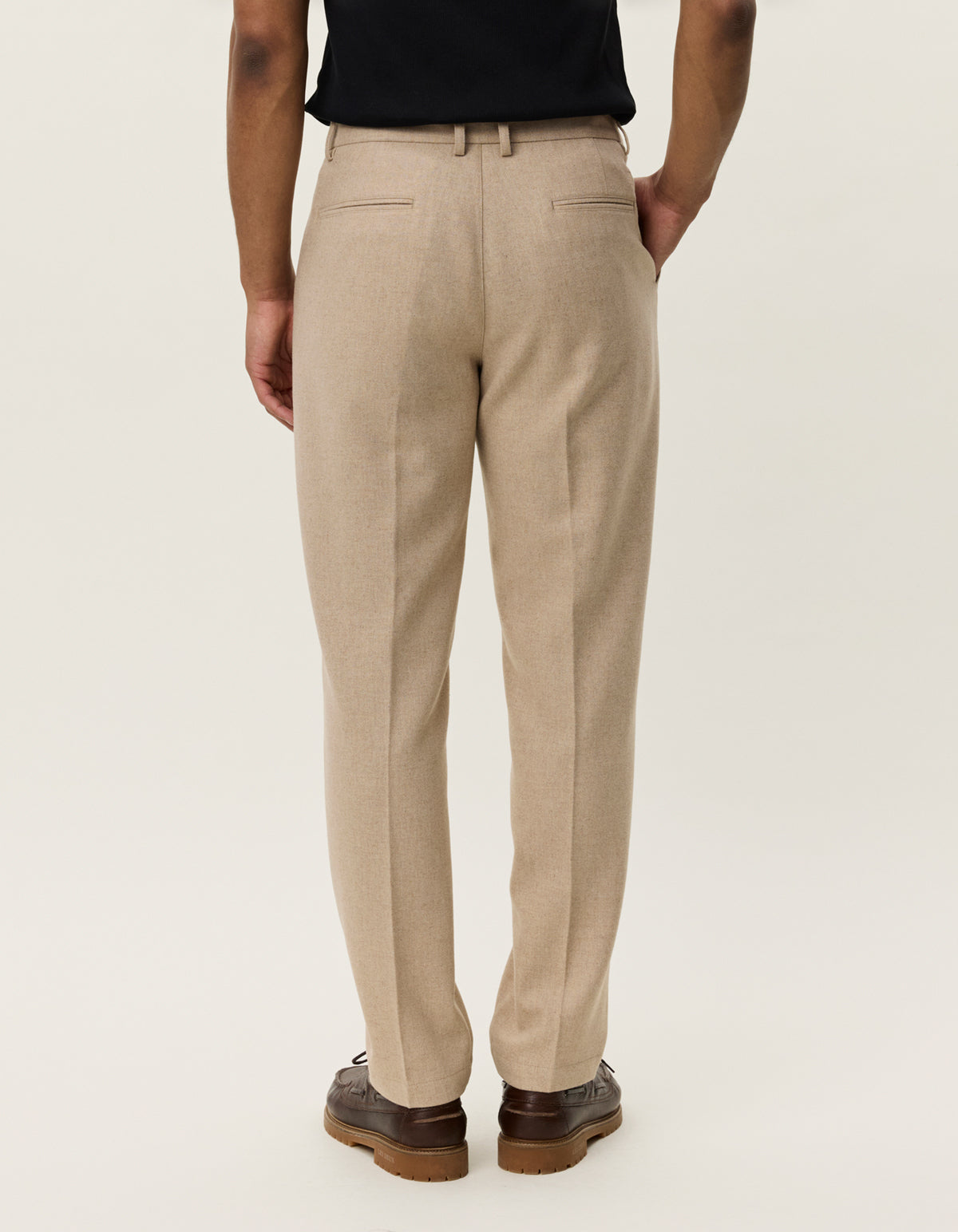 Les Deux Como Reg Wool Suit Pants Irish Cream