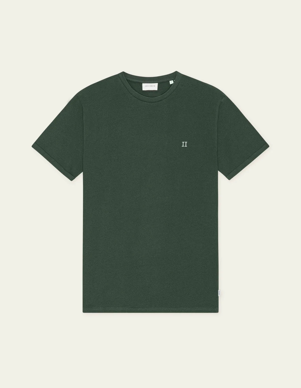 Les Deux Core Contrast T-Shirt Pine Green