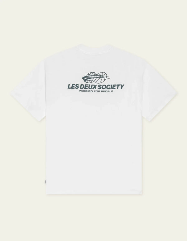 Les Deux Exhibition T-Shirt White — Les Deux