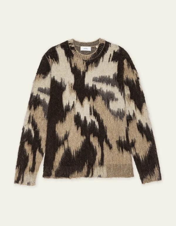 Les Deux FORREST CREWNECK KNIT Shopping Bag Brown — Les Deux