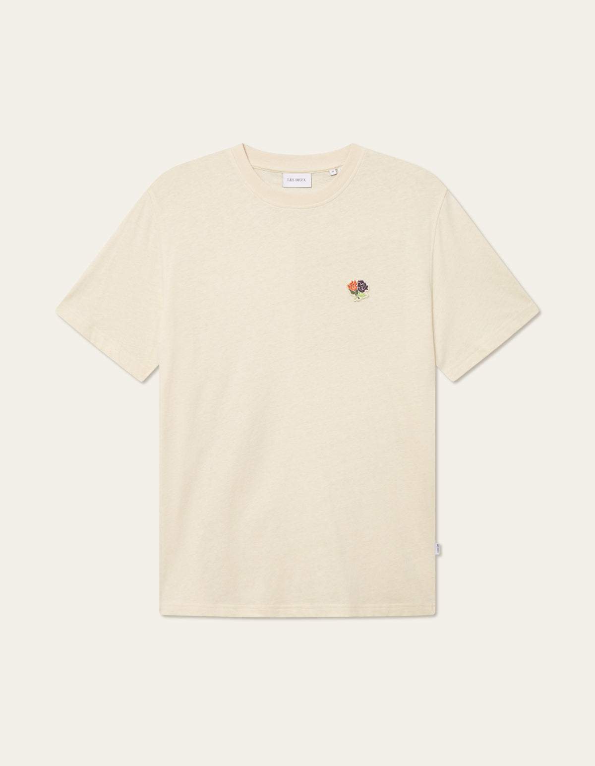 Les Deux Felipe Patch T-Shirt Yvory