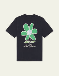 Les Deux Flower T-Shirt Dark Blue Night