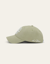 Les Deux GLOBE LOGO DAD CAP Tea Green