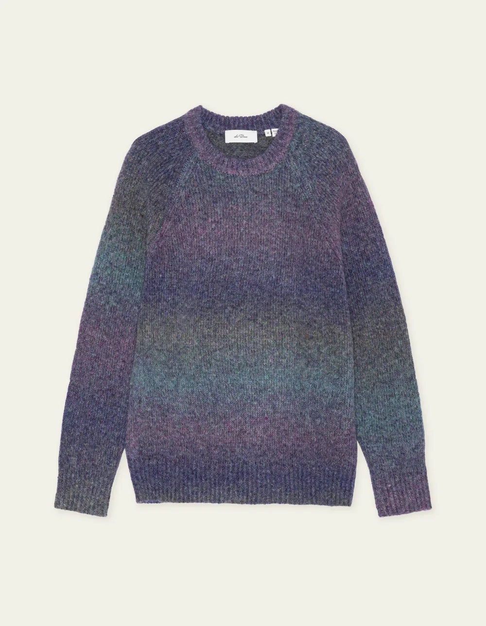 Les Deux GRADIENT ROUNDNECK KNIT Spiced Plum Purple