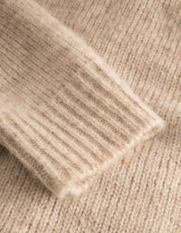 Les Deux Gannon Gradient Zipper Cardigan Prairie Sand
