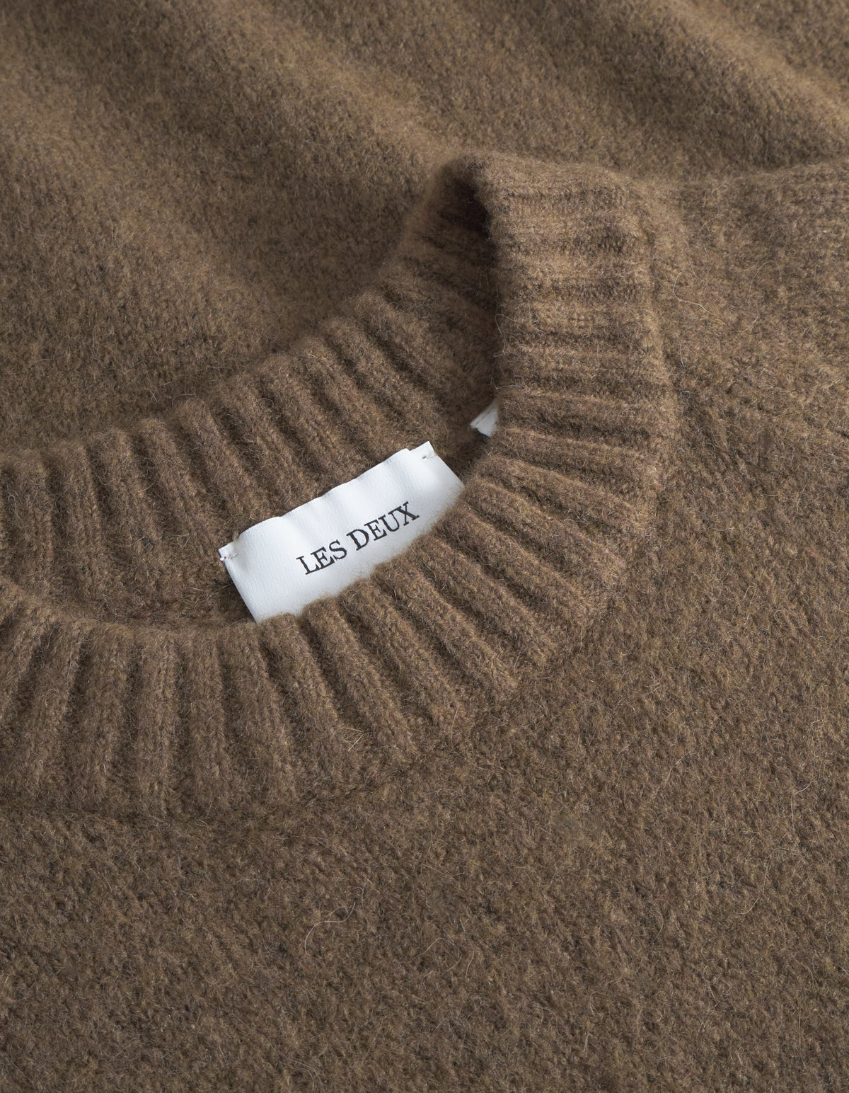Les Deux Gilbert Crewneck Knit Brown