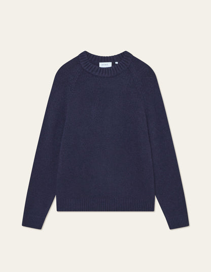 Les Deux Gilbert Crewneck Knit Dark Navy